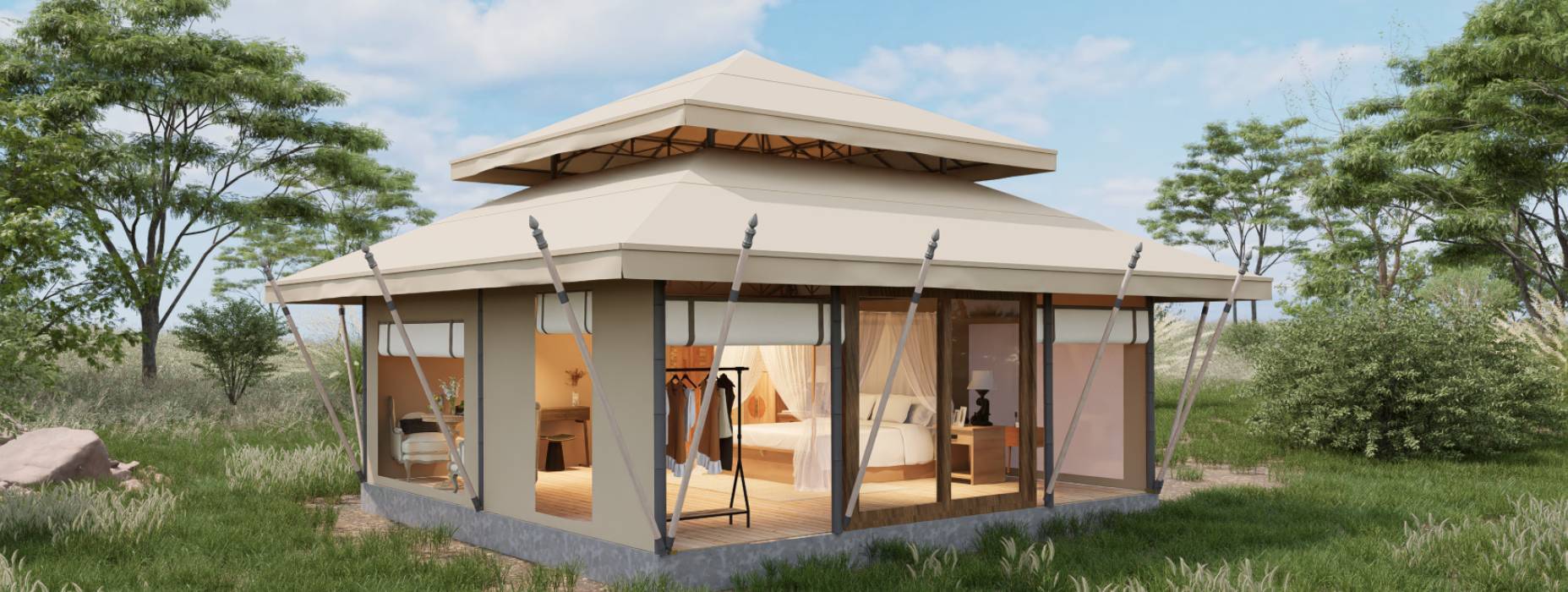 澄江县户外野奢帐篷